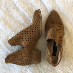 Steven Suede Pointed Toe Booties